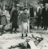 Identyfikacja ekshumowanych zwłok w obozie w Żabikowie | fot. Zbigniew Zielonacki / CYRYL