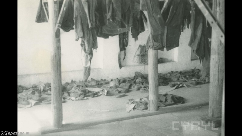 Niemiecki obóz w Żabikowie - przebieralnia więźniów | fot. Zbigniew Zielonacki / CYRYL