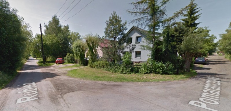 Skrzyżowanie ulic Rubież i Pomarańczowej | fot. Google Street View
