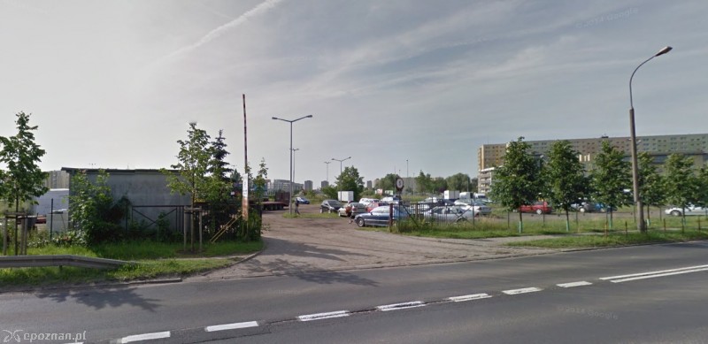 Tu ma powstać parking Park & Ride | fot. Google Street View