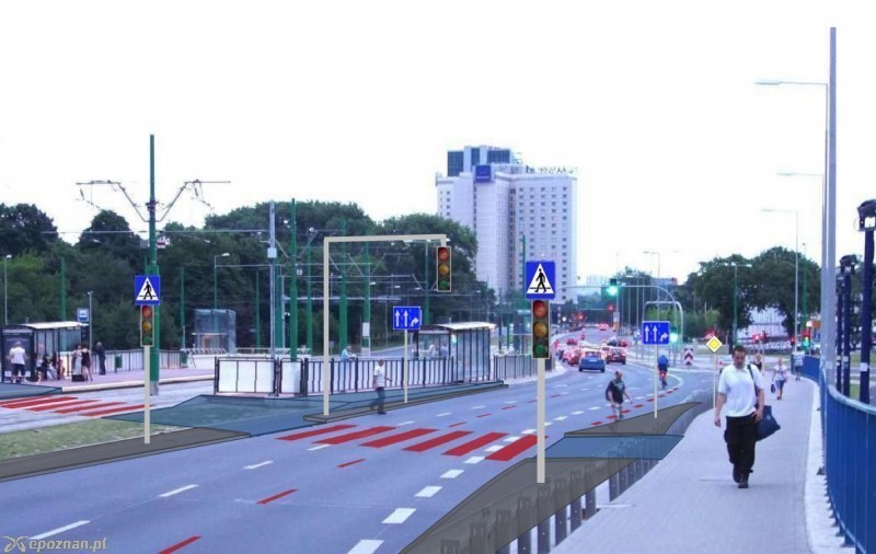 Tak wyglądała wizualizacja przedstawiająca przejście na ul. Matyi przy dworcach PKS i PKP | fot. UM