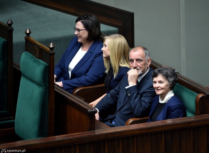 Rodzice Andrzeja Dudy w Sejmie | fot. PAP/Jacek Turczyk 