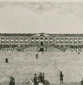 Fort Winiary (dziedziniec Kernwerku) w 1850 roku | fot. CYRYL