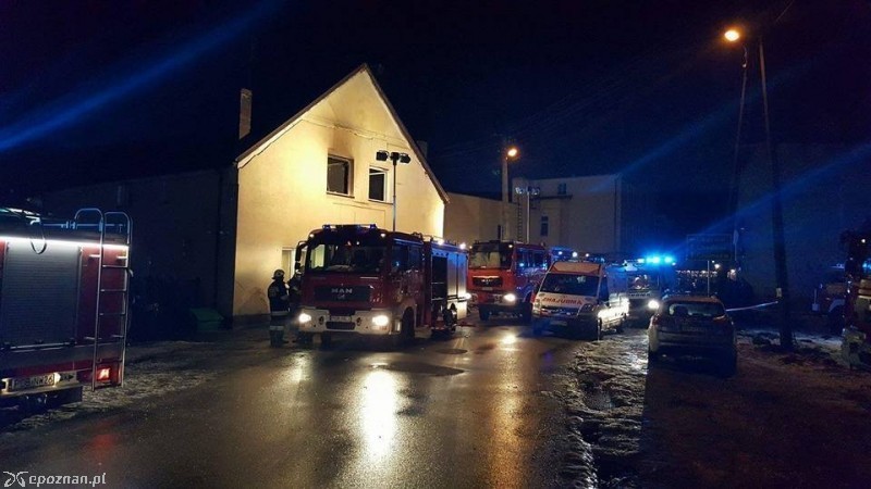 Pożar w Ryczywole, do którego doszło w nocy z piątku na sobotę | fot. OSP Rogoźno