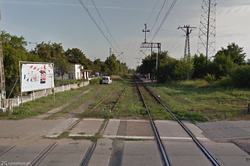 Linia kolejowa nr 354 w Obornikach | fot. Google Street View