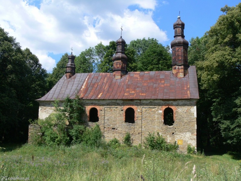 Opuszczona cerkiew w jednej z wysiedlonych wsi | fot. wikimedia