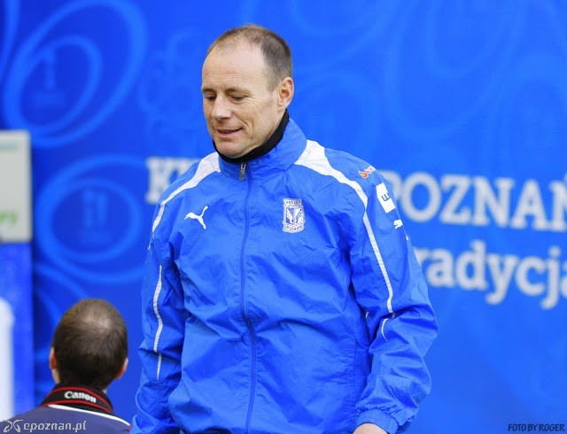 Piotr Reiss w meczu Lech - Zagłębie 3:1 | fot. Roger Gorączniak