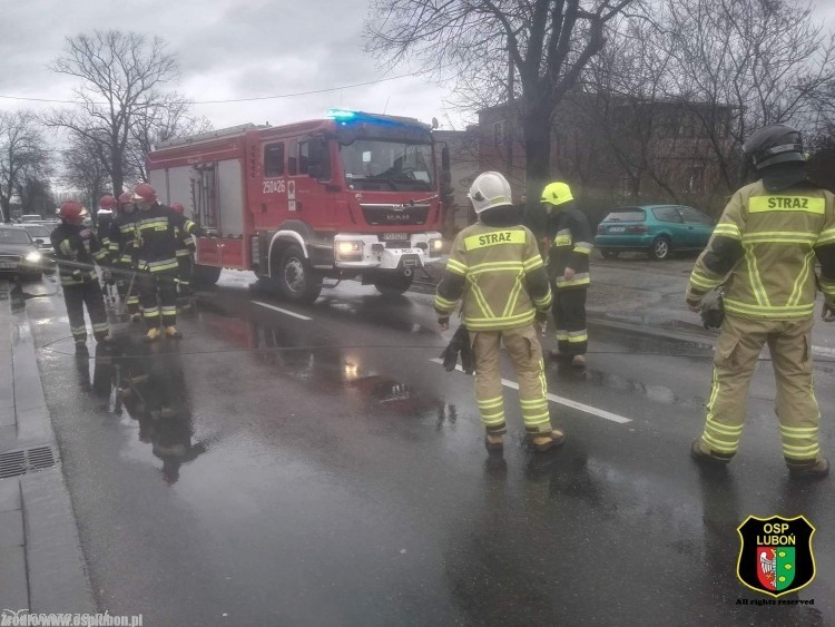 Interwencja strażaków po nawałnicy z 22 lutego | fot. OSP Luboń