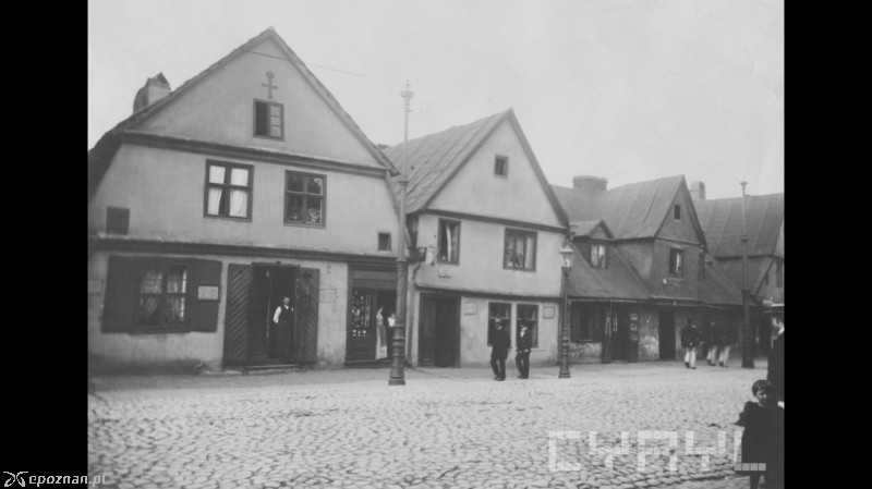 Zabudowa ulicy Chwaliszewo w 1899 roku | fot. CYRYL Poznań