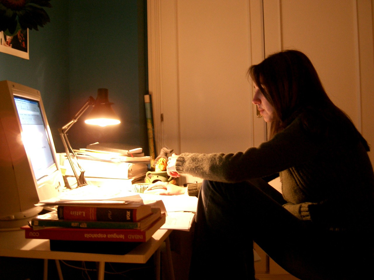 Работа вечер 3 часа. Девушка сидит за компьютером. Девочка сидит за компьютером. Человек перед компьютером. Сидит за компьютером ночью.