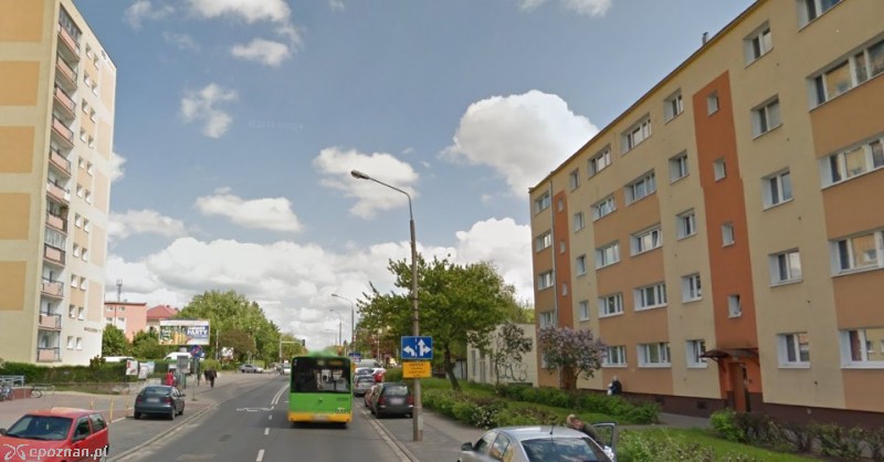 Do zdarzenia doszło przy ulicy Marcelińskiej | fot. Google Maps