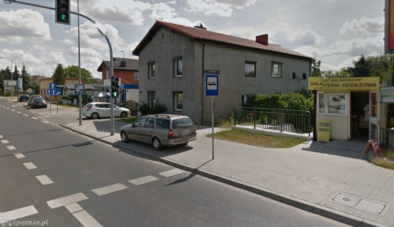 Wcześniej przystanek znajdował się w tym miejscu | fot. Google Maps