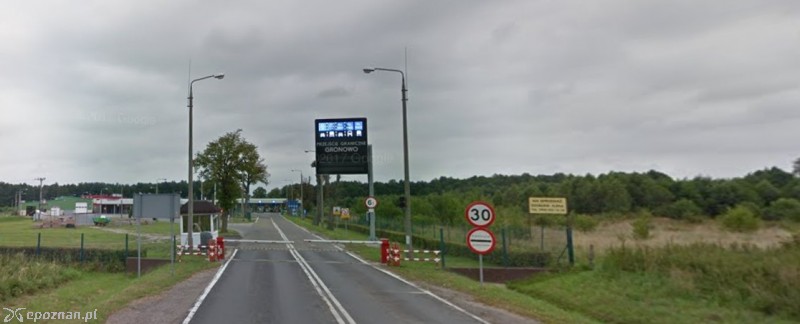 Przejście graniczne Gronowo - Mamonowo | fot. Google Street View