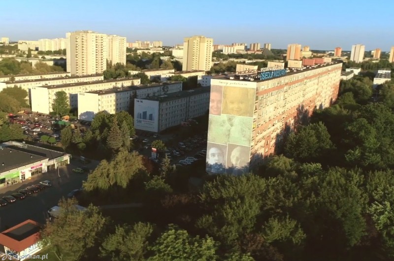 Mural, który powstał na os. Piastowskim | fot. SM Osiedle Młodych