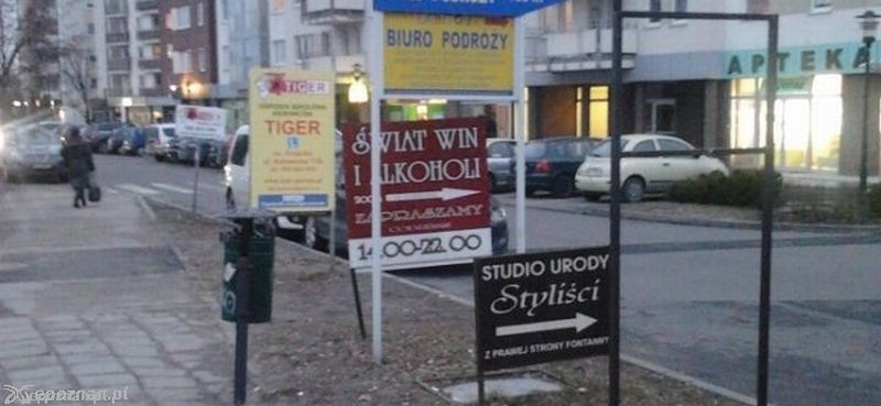 Trawnik jeszcze przed usunięciem reklamy OSK Tiger | fot. Hello Polanka