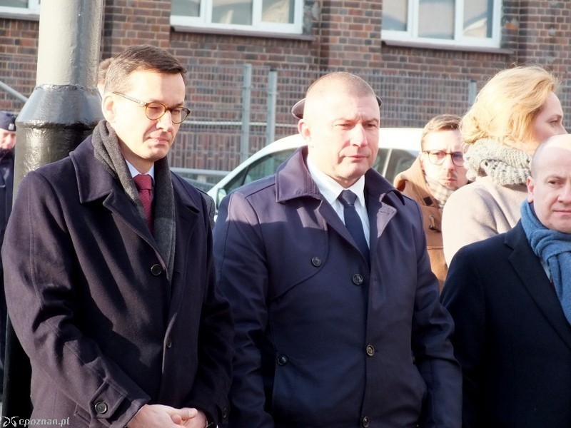 Premier Morawiecki podczas wizyty w Poznaniu fot. Halina P.