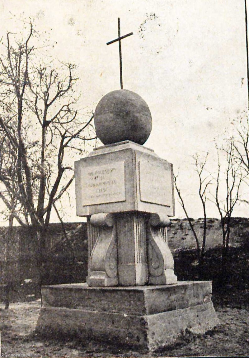 Tak wyglądał pomnik z 1923 roku