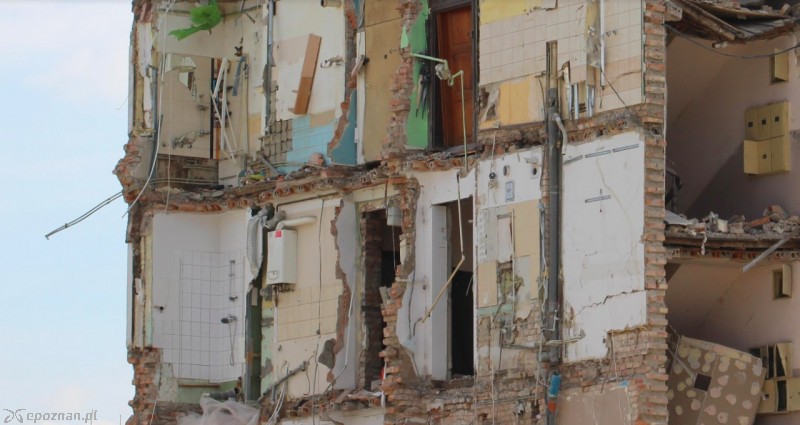 Resztki mieszkania w którym doszło do wybuchu | fot. Renata Winczewska
