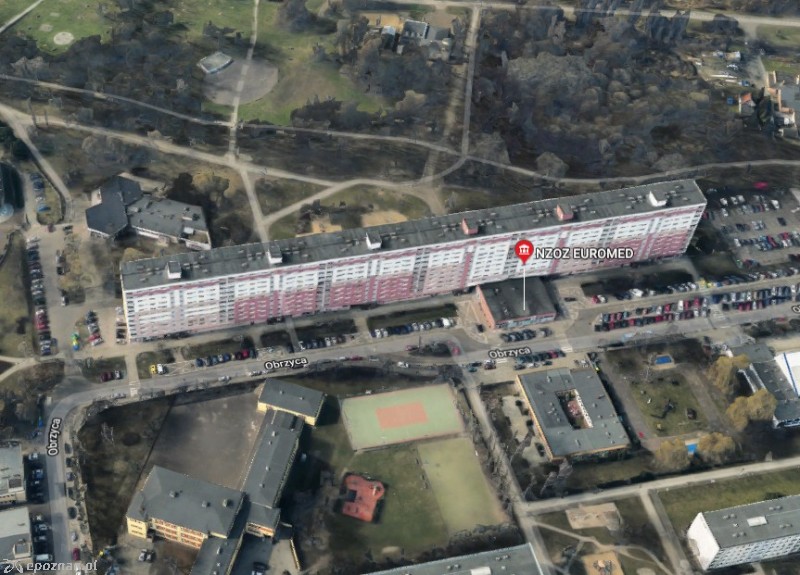 Miejsce, w którym doszło do obywatelskiego zatrzymania. | fot. Google Earth