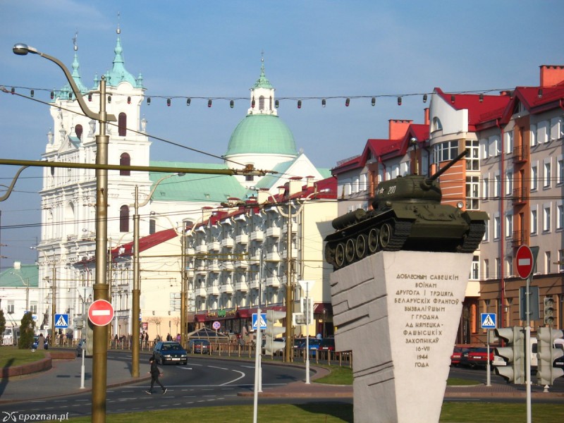 Centrum Grodna By Andrej Kuźniečyk - Horadnia. Central square, CC BY-SA 3.0, https://commons.wikimedia.org/w/index.php?curid=16272763