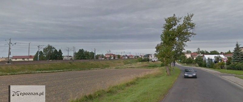 Miejsce, w którym ma powstać wiadukt | fot. Google Street View
