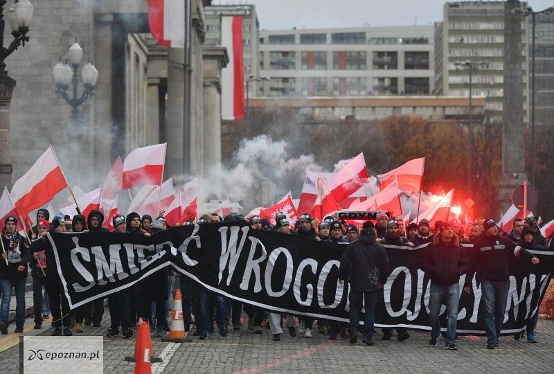 Ubiegłoroczny Marsz Niepodległości w Warszawie | fot. Bartłomiej Zborowski/PAP