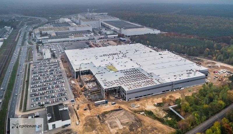 Nowa hala logistyczna Volkswagena na ukończeniu