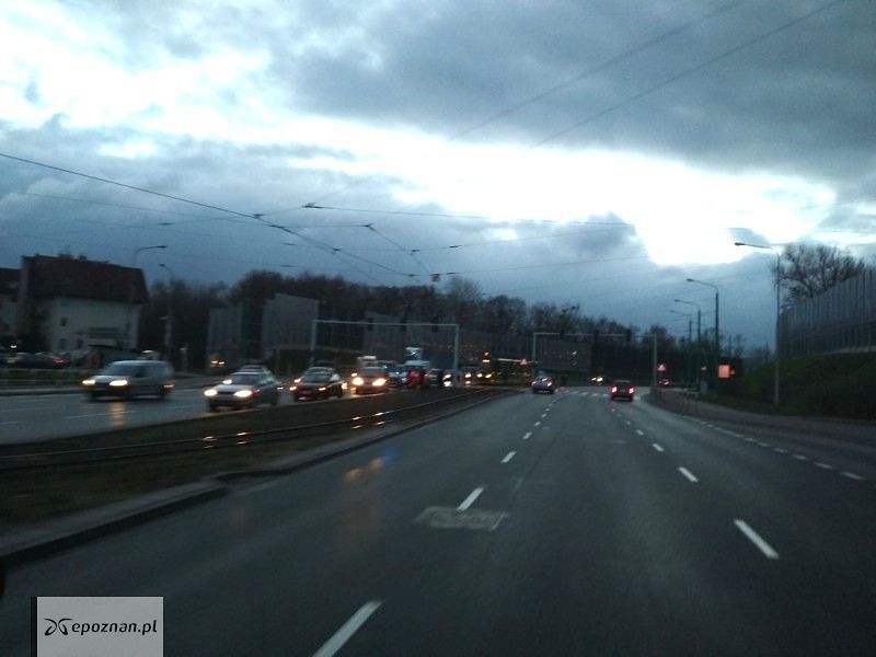 fot. Patrycja, @fb: Gdzie jest wypadek w Poznaniu