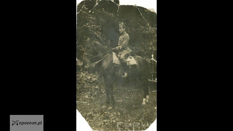 Podporucznik Marian Gabriel Baute w mundurze wojsk wielkopolskich prawdopodobnie w 1919 roku  | fot. ze zbiorów Marka Modera