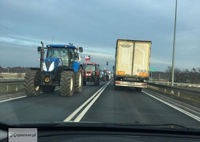 Blokady dróg to jedna z metod rolników podczas strajku | fot. Rafał