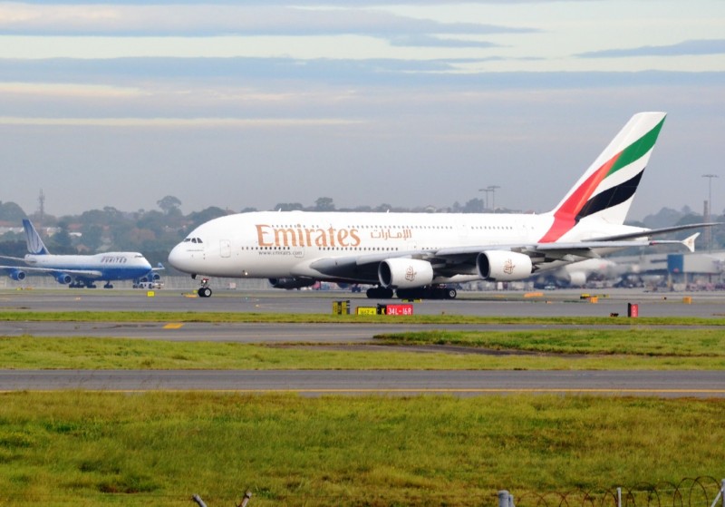 fot. By Simon_sees from Australia - Emirates A380, CC BY 2.0, https://commons.wikimedia.org/w/index.php?curid=24470355