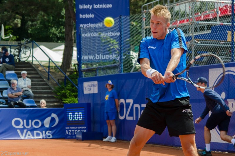 Andrzej Kapaś (Polska) - Libora Salaba (Czechy) 6:4, 6:3 | fot. Mateusz Kina