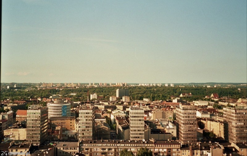 Widok z tarasu widokowego w Collegium Altum z 2000 r. | fot. fot. Mateusz Chojnacki