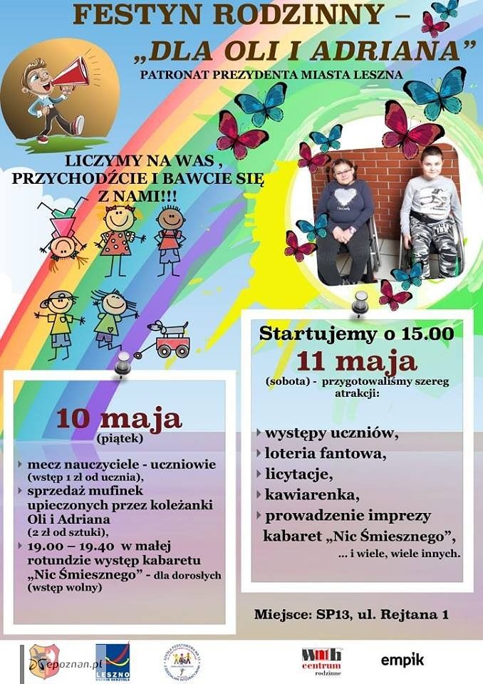 Podobny plakat przygotowany przez SP13 z Leszna | fot. FB Szkoły Postawowej nr 13 w Lesznie