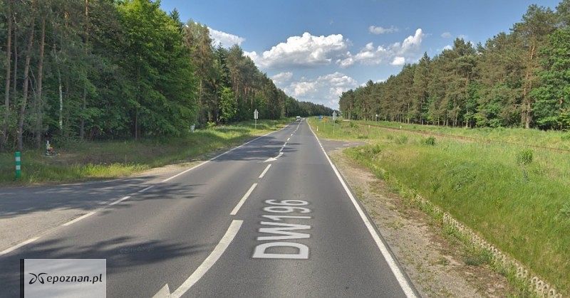 Do wypadku doszło w rejonie Kaźmierza | fot. Google Street View