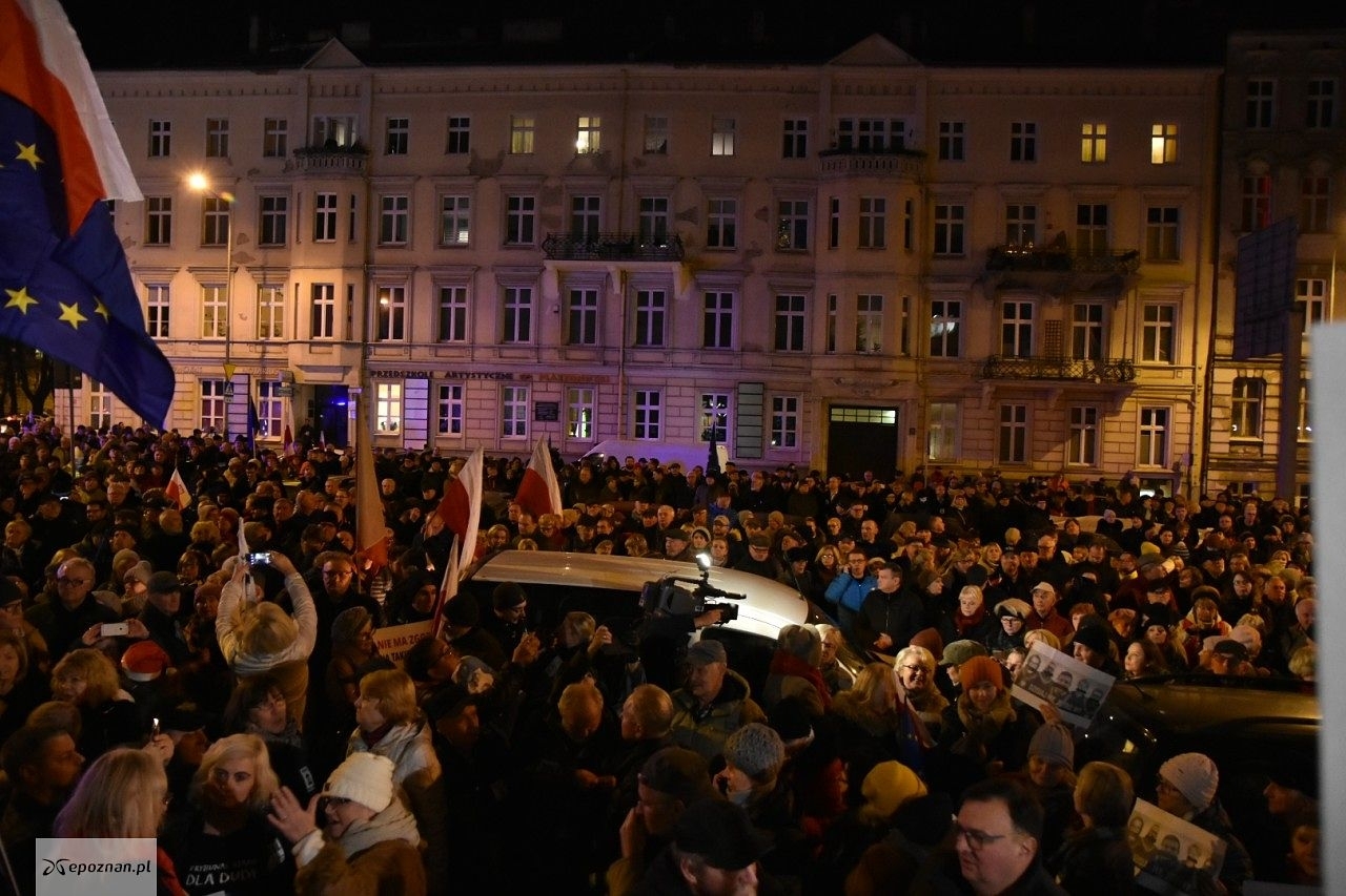 Protest "Dziś sędziowie - jutro Ty", który odbył się w grudniu | fot. Przemysław Łukaszyk