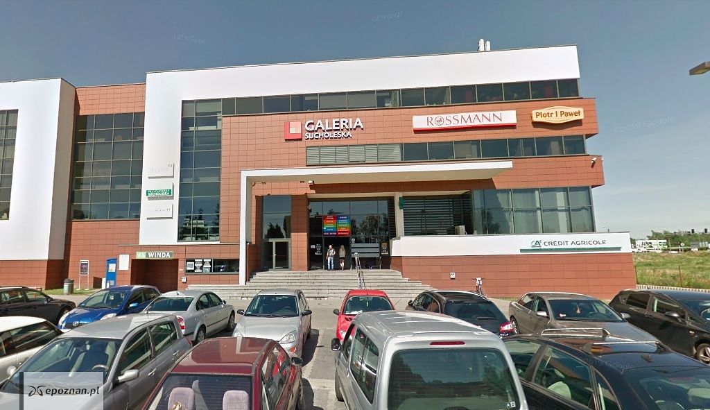Galeria Sucholeska jeszcze z logo sklepu Piotr i Paweł | fot. Google Street View
