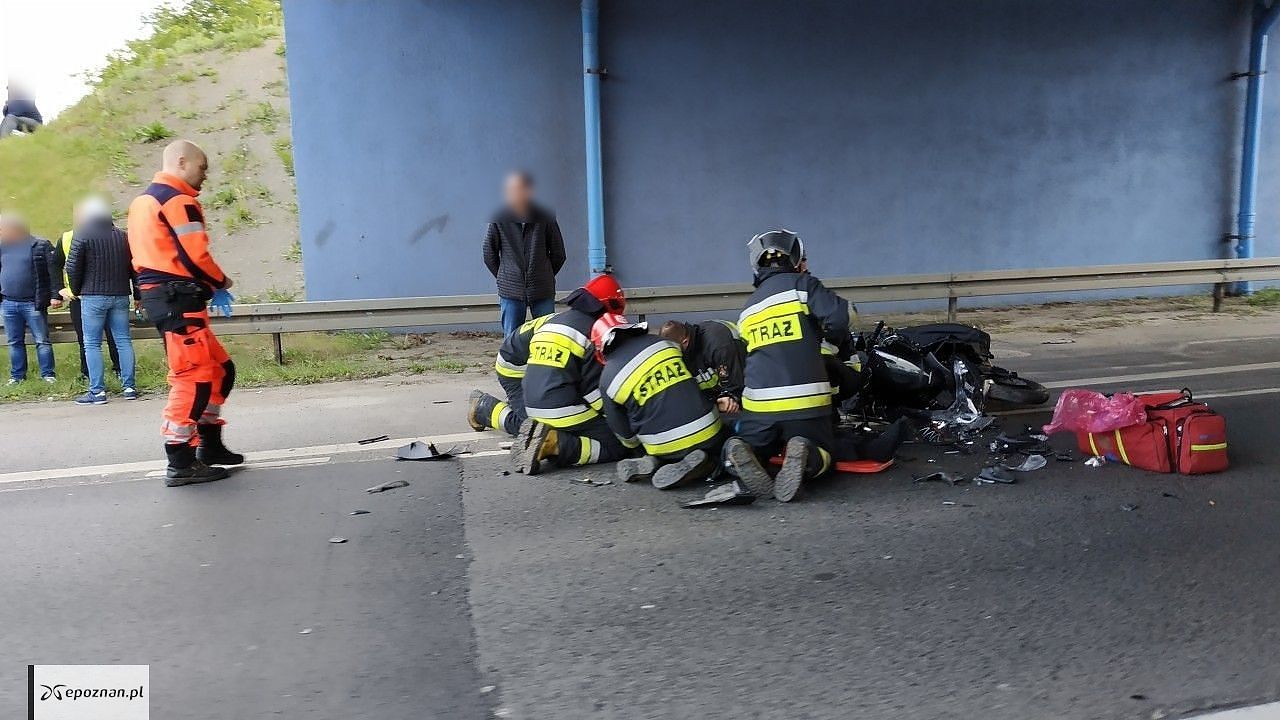 Ubiegłoroczny wypadek na ul. Dąbrowskiego | fot. czytelnik