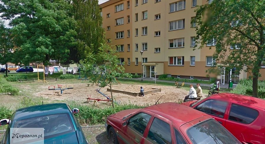 Obecnie plac zabaw już nie istnieje | fot. Google Street View