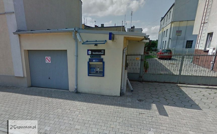 Wysadzono ten bankomat | fot. Google Street View