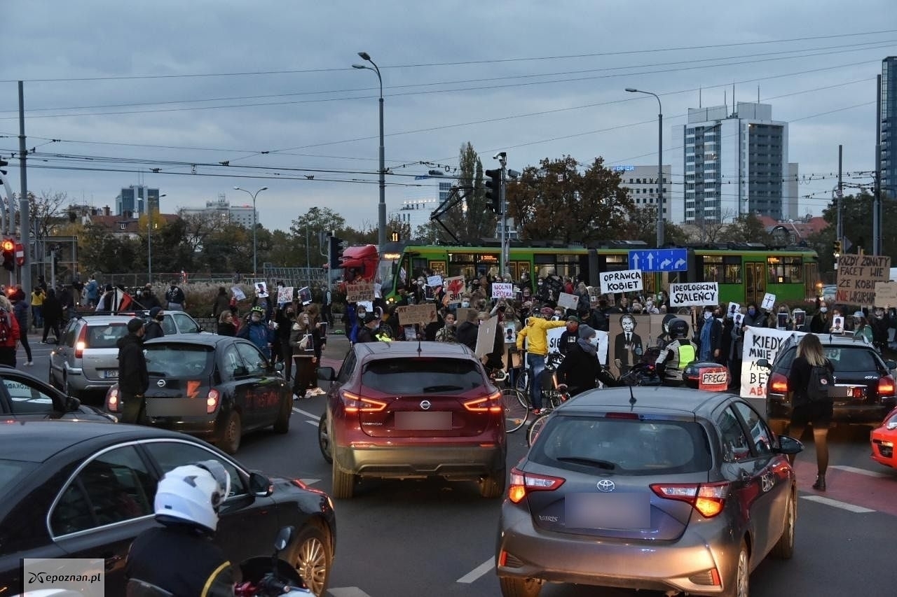 Jedna z akcji blokowania miasta | fot. Przemysław Łukaszyk