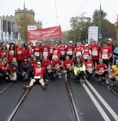 Start 14. Poznań Maratonu na ul. Grunwaldzkiej | fot. Tomasz Wojewoda
