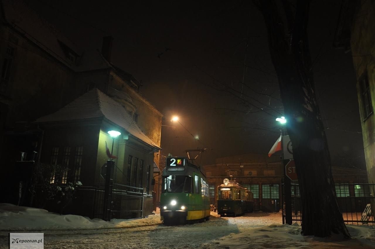 Ostatni tramwaj opuszcza zajezdnię przy Gajowej | fot. Kasia Lesińska