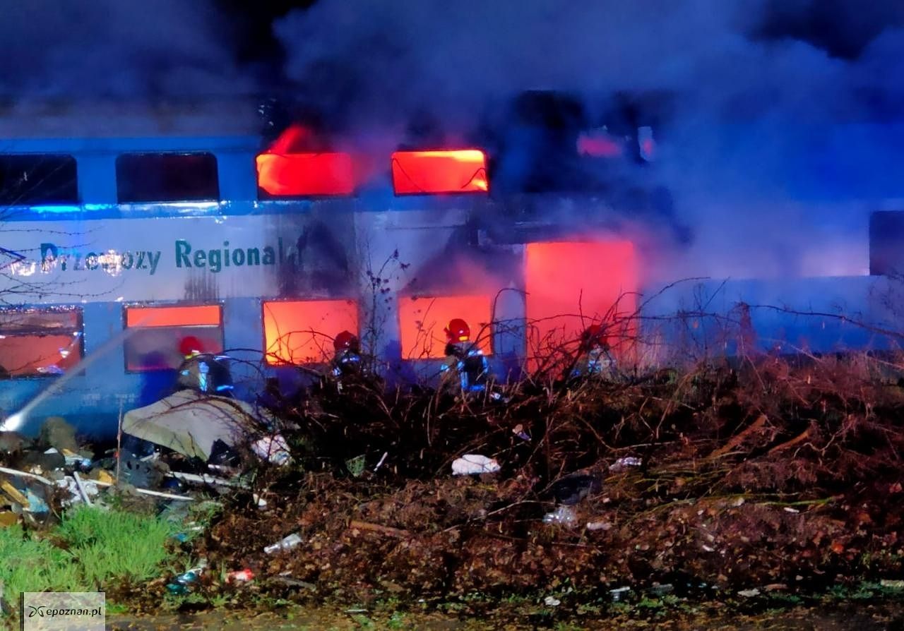 Pożar z 17 kwietnia | fot. KM PSP w Lesznie