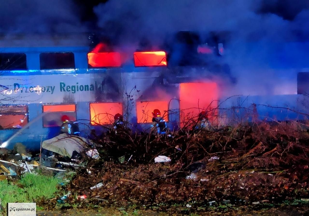 Pożar z 17 kwietnia | fot. KM PSP w Lesznie