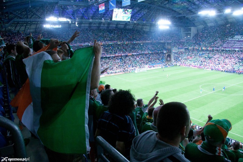 Kibice Irlandii na EURO 2012 w Poznaniu | fot. Sebastian Czopik