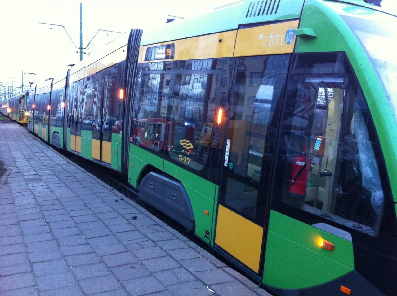 Zderzenie tramwajów na Polance w 2014 roku | fot. Czytelnik