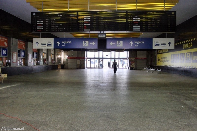 Dworzec PKP w dniu zamknięcia - 25 października | fot. Elżbieta Skowron