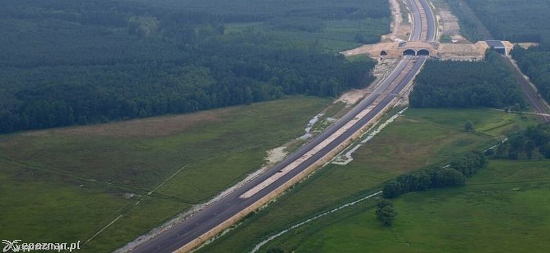 Fragment budowanej trasy S5 pomiędzy Kaczkowem i Korzeńskiem | fot. GDDKiA