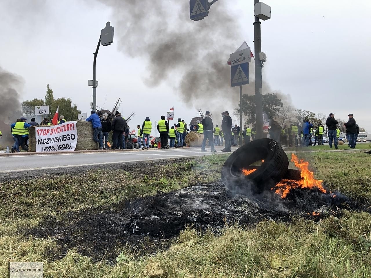 Jeden z protestów | fot. Czytelnik